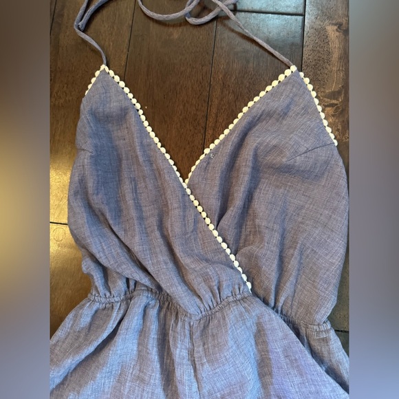 NWT Lace Open Back Haltered Romper - Picture 4 of 6